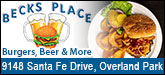Becks Place Overland Park Sponsorship Banner