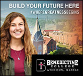 Benedictine College Tall Sponsorship Banner